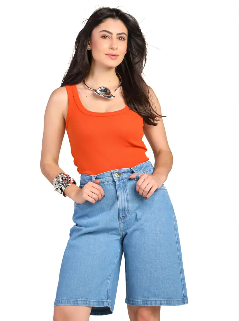 Blusa Regata Laranja